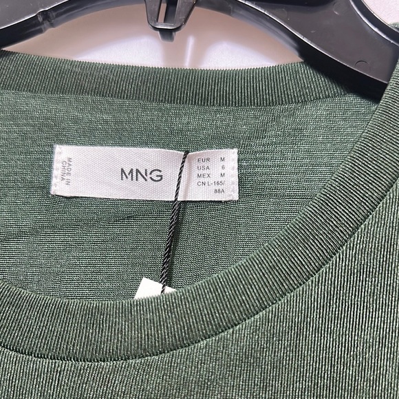 Mango Green Sheath Long Sleeve Dress - Picture 5 of 7